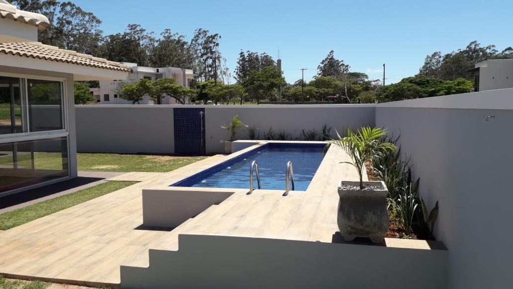 Casa Piscina Climatizada Santa Barbara Resort #Casadecampo131 Águas de Santa Barbara Esterno foto
