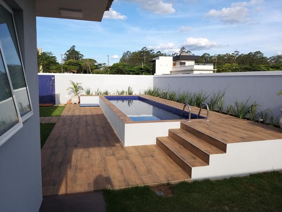 Casa Piscina Climatizada Santa Barbara Resort #Casadecampo131 Águas de Santa Barbara Esterno foto